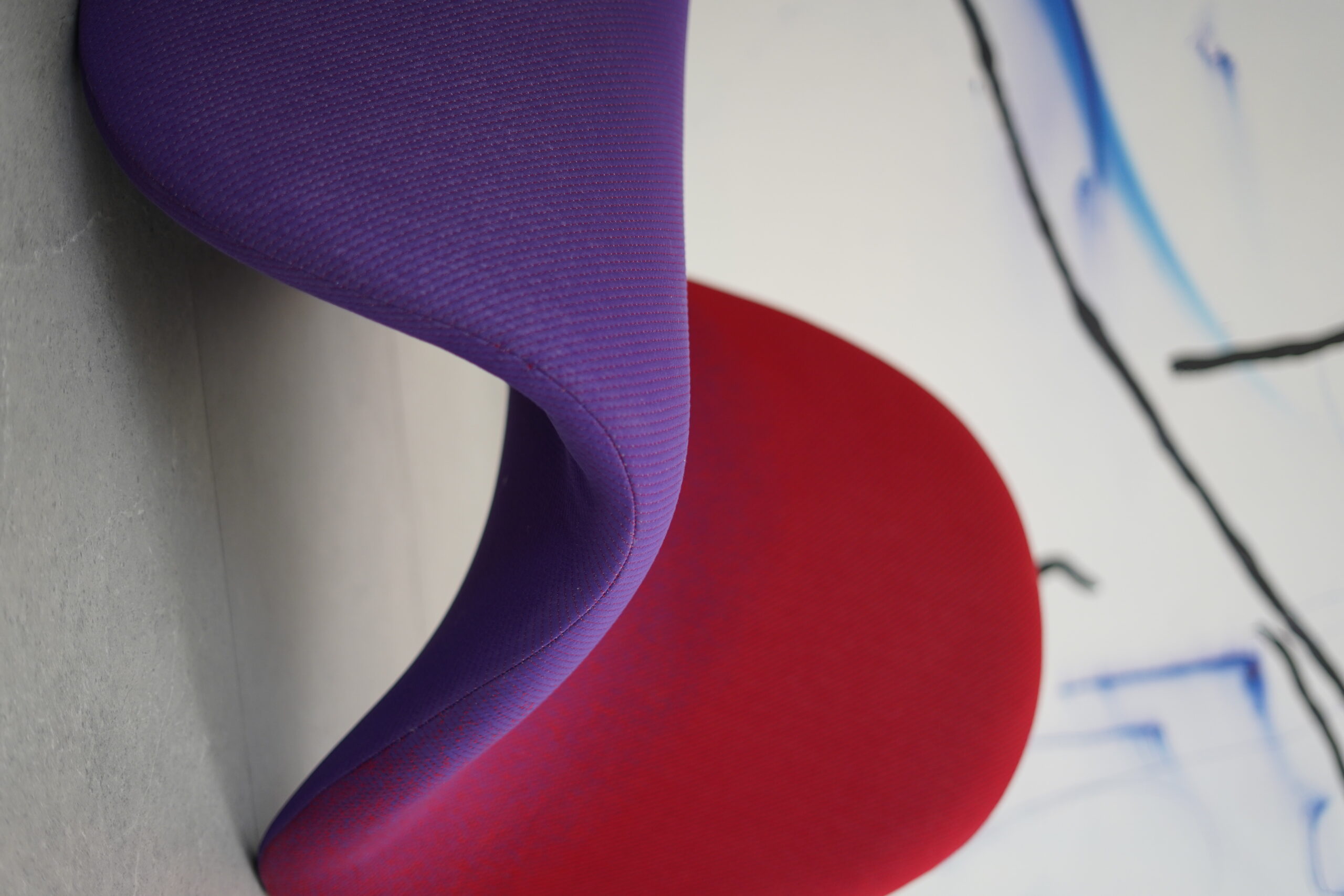 Chaise Langue – Pierre Paulin - vue 7
