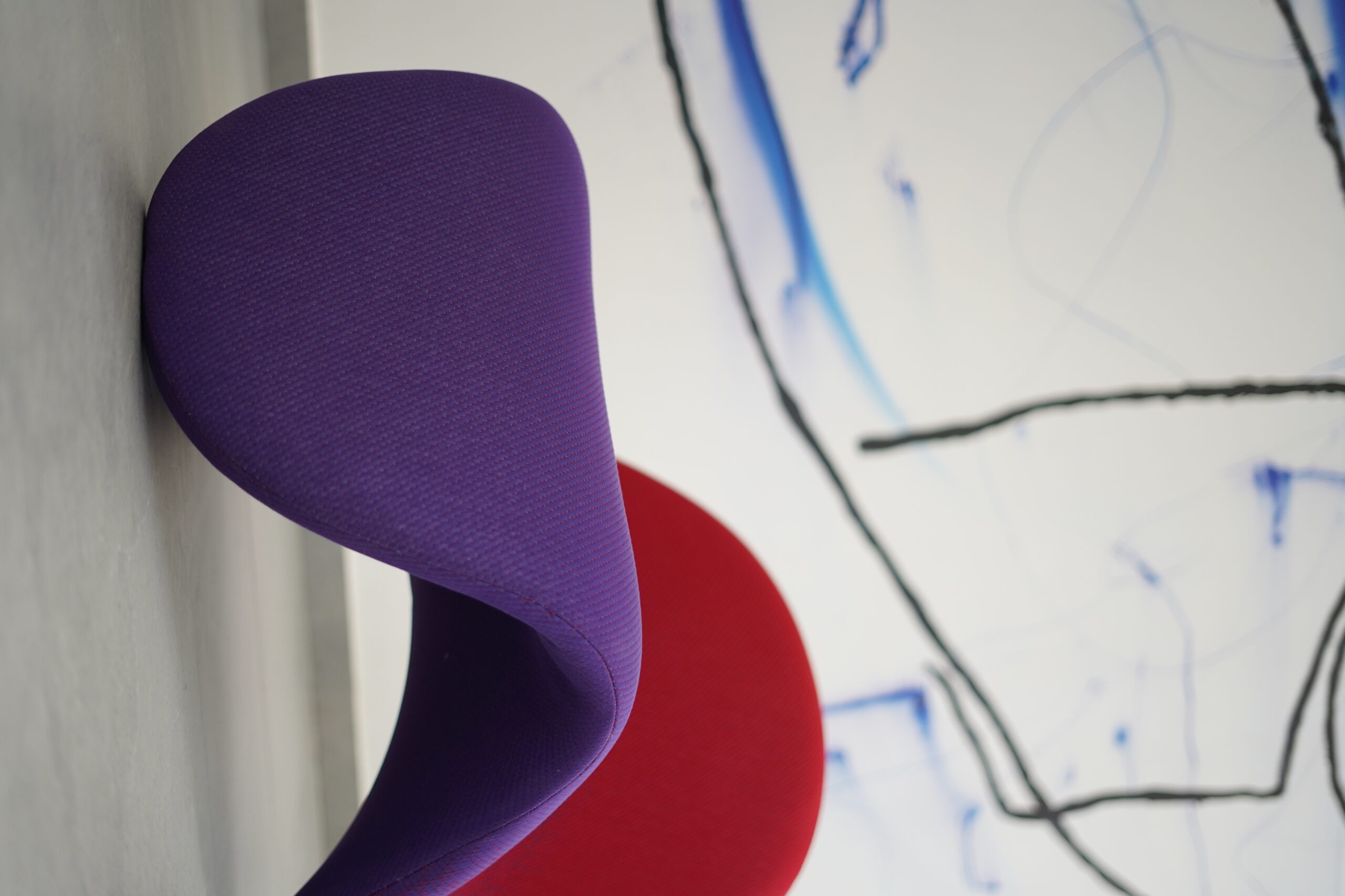 Chaise Langue – Pierre Paulin - vue 8