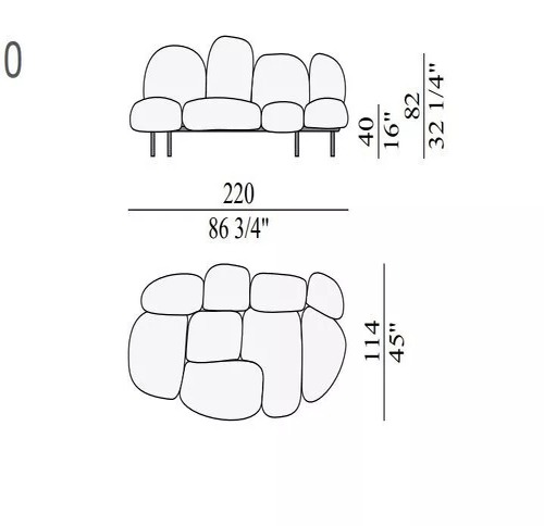 Canapé – ZERMAT - vue 3